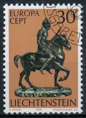 Liechtenstein 1974 Nr 600 gestempelt SB45F52