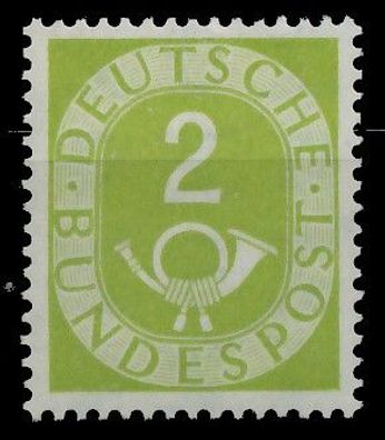 BRD BUND DS Posthorn Nr 123 postfrisch XB01952