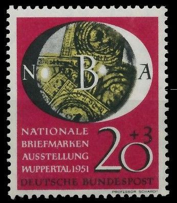 BRD BUND 1951 Nr 142 postfrisch XB01996