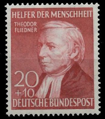 BRD BUND 1952 Nr 158II postfrisch XB019DA