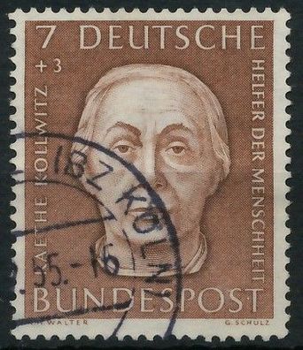 BRD BUND 1954 Nr 200 gestempelt XB019FA