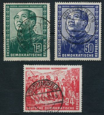 DDR 1951 Nr 286-288 zentrisch gestempelt XB01B12