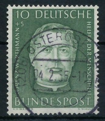 BRD BUND 1954 Nr 201 zentrisch gestempelt XB01B26