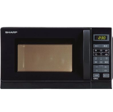 Sharp R-642(BK)W - Mikrowellenofen mit Grill