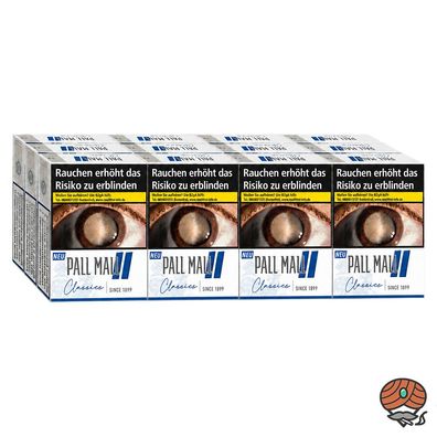 Pall Mall Classics Blue / Blau Zigaretten XXL Schachtel 12x22 Stück = 1 Stange