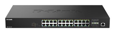 D-Link DMS 1250-28P - Switch - L2+ - Smart - 24 x 10/100/1000/2.5G (PoE+)