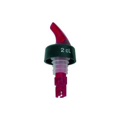 Spirituosen Dosierer 40 ml rot-schwarz