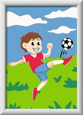 Kleine Fußballspieler