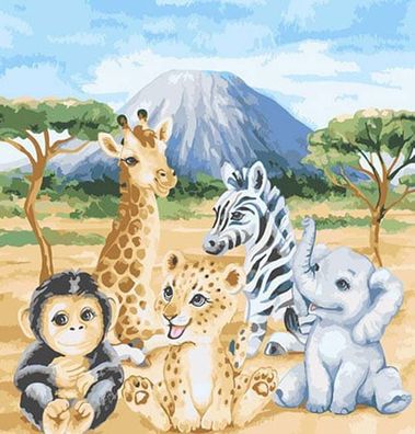 Babys der Safari