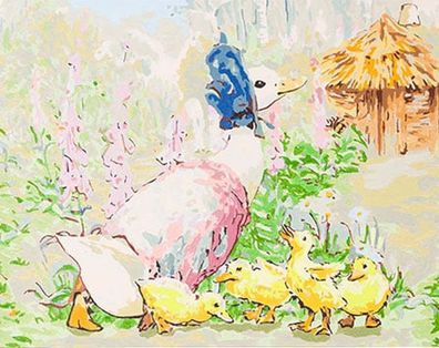Entenmama und ihre Babys