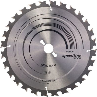 Bosch Bosch Kreissägeblatt Speedline Wood, 160 x 20 x 2,4 mm, 12 - 2608640786