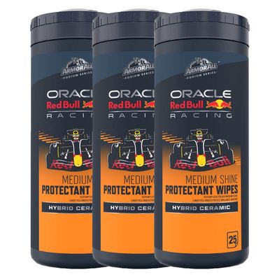 3x Armor All Podium Series Hybrid Ceramic Protectant Medium Shine Pflegetücher