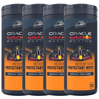 4x Armor All Podium Series Hybrid Ceramic Protectant Medium Shine Pflegetücher
