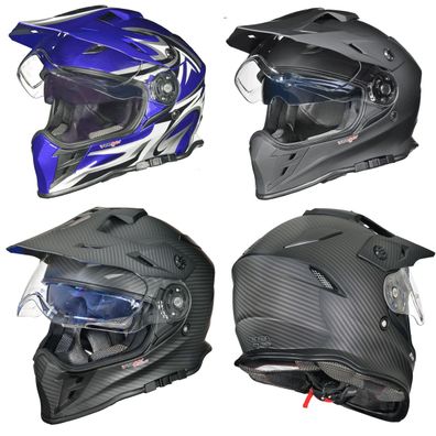 RX-967 Crosshelm Adventure Quad Cross Enduro Motocross Offroad ATV GS Helm Pinlock