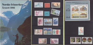 Norwegen NORWAY [1986] Jahrbuch ( * */mnh )