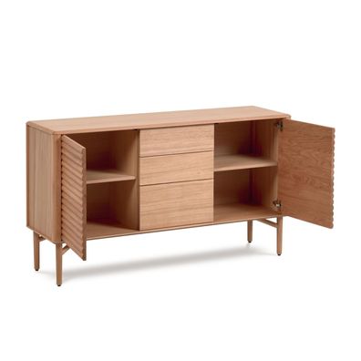 Sideboard Lenon 152 x 45 x 86 cm Eichenholz Wohnzimmer Schlafzimmer Neu