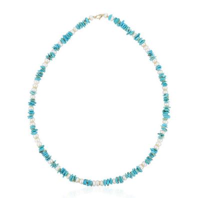 Luna Creation - 216.0980 - Luna-Pearls - Collier - Damen - 925er Silber - Türkis