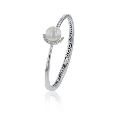 Luna Creation - 104.0372 - Luna-Pearls - Armreif - Damen - 925er Silber rhodiniert