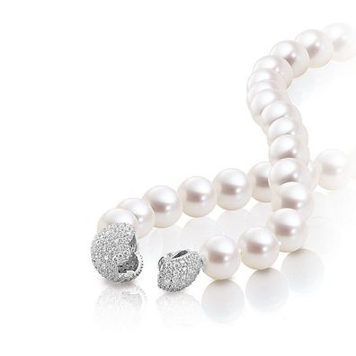 Luna Creation - 218.0032 - Luna-Pearls - Collier - 925 Silber rhodiniert - 42cm