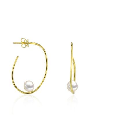 Luna Creation - 315.0452 - Luna-Pearls - Ohrstecker - Damen - 925er Silber