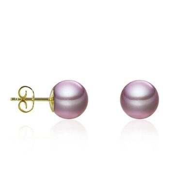 Luna-Pearls - 311.2042 - Ohrstecker - Damen - 750GG - Süßwasser-Zuchtperle Ming
