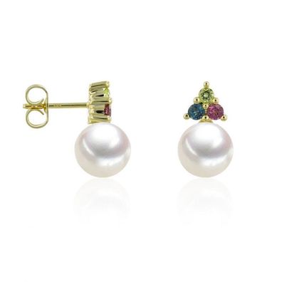 Luna Creation - 311.2128 - Luna-Pearls - Ohrstecker - Damen - 585GG
