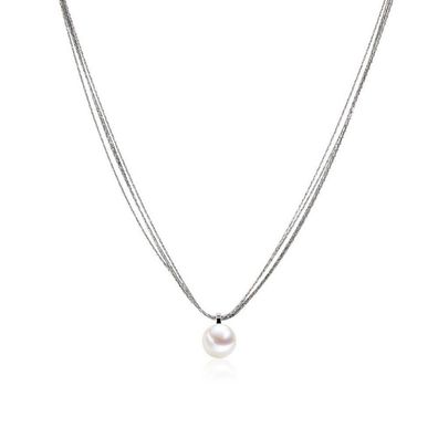 Luna Creation - 216.0838 - Luna-Pearls - Collier - Damen - 925er Silber rhodiniert