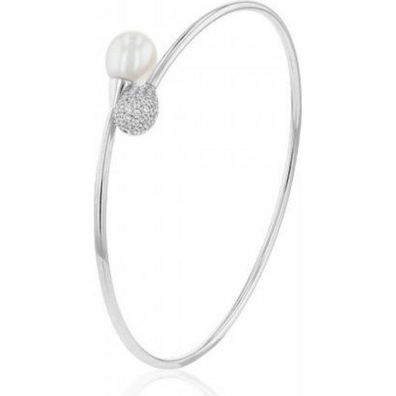 Luna Creation - 104.0439 - Luna-Pearls - Armreif - 925 Silber rhodiniert