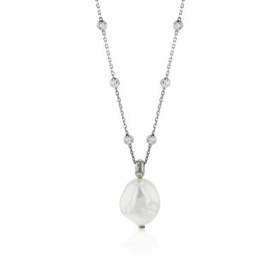 Luna Creation - 216.0826 - Luna-Pearls - Collier - Damen - 925er Silber rhodiniert