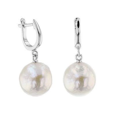 Luna-Pearls - 315.0331 - Ohrhänger - 925 Silber - Süßwasserperlen 12,5-13 mm