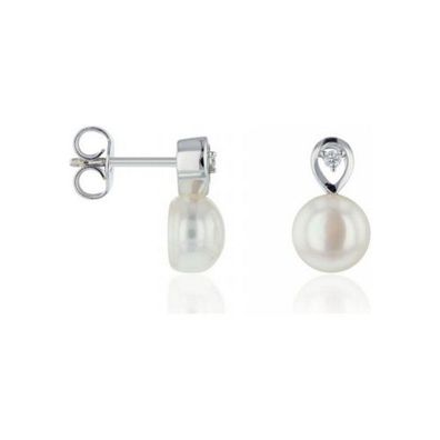Luna Creation - 312.1547 - Luna-Pearls - Ohrstecker - 585 Weißgold