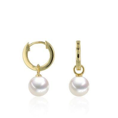 Luna-Pearls - 311.2134 - Ohrhänger - Damen - 585GG - Süßwasser-Zuchtperle