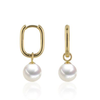 Luna-Pearls - 311.2130 - Ohrhänger - Damen - 585GG - Süßwasser-Zuchtperle