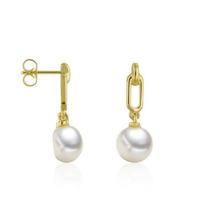 Luna-Pearls - 311.2126 - Ohrhänger - Damen - 585GG - Süßwasser-Zuchtperle