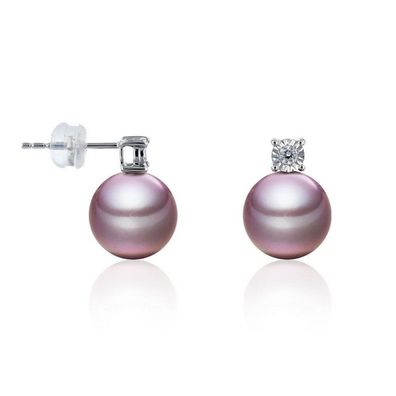 Luna Creation - 312.1637 - Luna-Pearls - Ohrstecker - Damen - 750 Weißgold