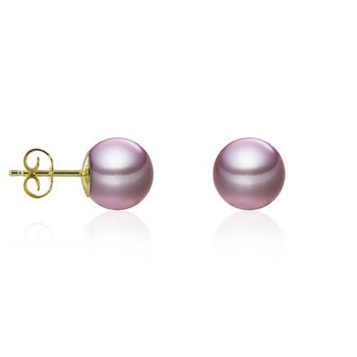 Luna Creation - 311.2081 - Luna-Pearls - Ohrstecker - Damen - 750 Gelbgold