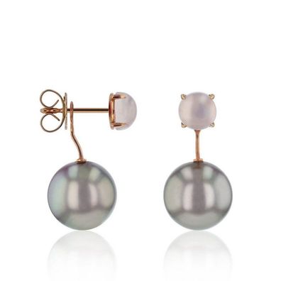 Luna Creation - 311.1996 - Luna-Pearls - Ohrstecker - Damen - 750 Rotgold