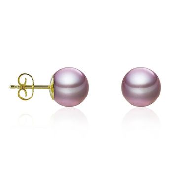 Luna Creation - 311.2042 - Luna-Pearls - Ohrstecker - Damen - 750 Gelbgold
