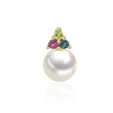Luna-Pearls - 204.1483 - Anhänger - Damen - 585GG - Süßwasser-Zuchtperle und Topas