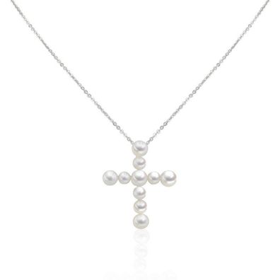 Luna Creation - 216.1000 - Luna-Pearls - Collier - Damen - 925er Silber rhodiniert