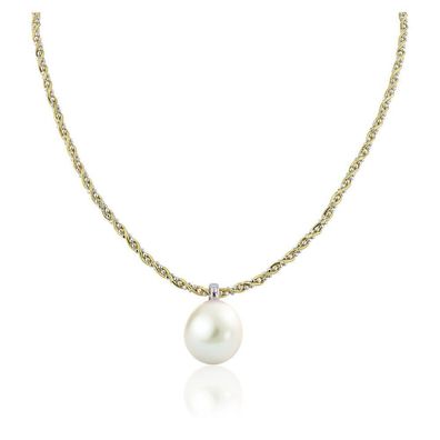 Luna Creation - 216.1018 - Collier - Damen - 925er Silber - mit SW-Zuchtperle Ming
