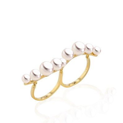 Luna-Pearls - 008.0644 - Ring - Damen - 750GG - Akoya-Zuchtperle