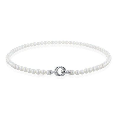 Luna Creation - 218.0184 - Luna-Pearls - Collier - Damen - 925er Silber rhodiniert