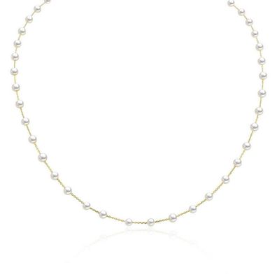 Luna Creation - 216.0928 - Luna-Pearls - Collier - Damen - 585 Gelbgold