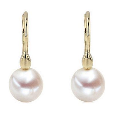 Luna-Pearls - 311.1881 - Ohrhänger - 585 Gelbgold - Süsswasserperlen 7,5-8 mm