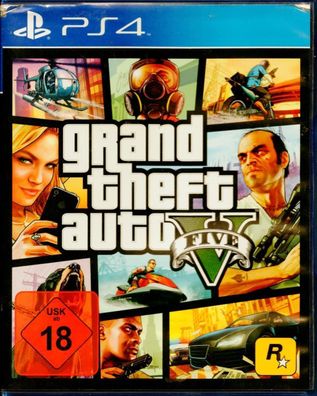 Grand Theft Auto V GTA 5 PS4 Playstation 4 gebraucht Deutsche Version Uncut