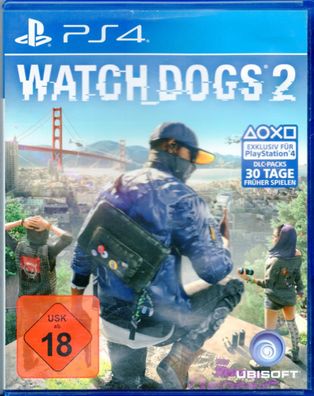 Watch Dogs 2 - (PS4) Playstation 4 USK 18 gebraucht