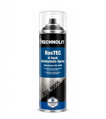 Iwetec/Technolit RosTEC Rostschutz tiefschwarz 500 ml
