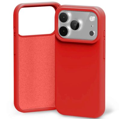 Mercury Silicone Kompatibel mit iPhone 18 Pro Max / 17 Pro Max Rot Handyhülle