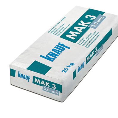 KNAUF Mak3 3 mm naturweiß 25kg Kratzputz zweilagig - Liefermenge: Sack